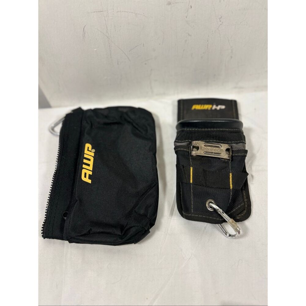 2 Awp carpenter accessories clip pouch and zipper pouch‎